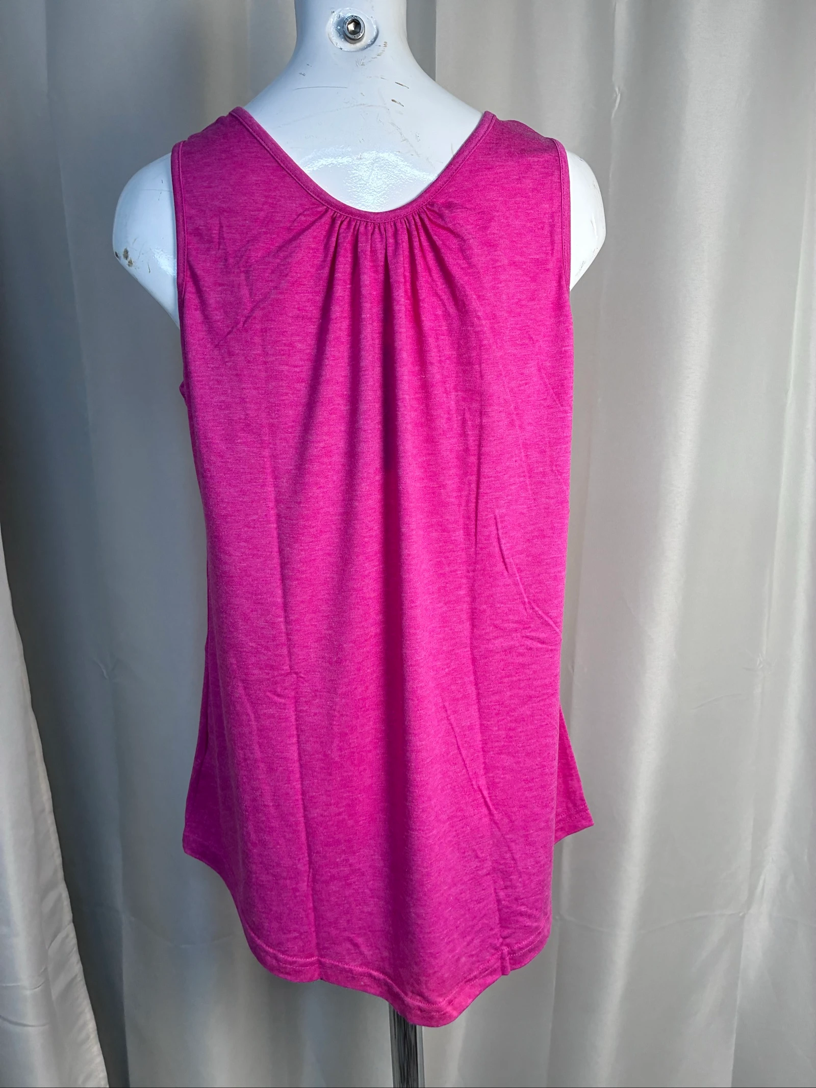Roze Framboos / Fuchsia tanktop – Elegant & Comfortabel M – photo 5